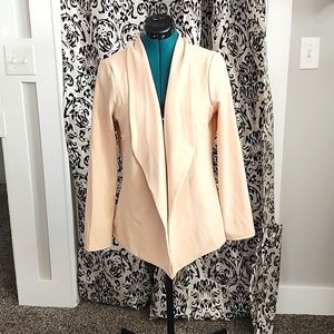 Ninexis peachy/cream lightweight blazer